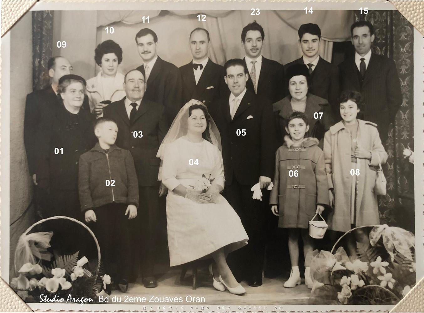 JOSEPHINE FERNANDEZ  ET EMILE ALGARRA  ET LEUR MARIAGE .jpg